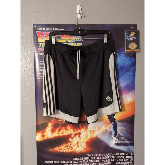 Adidas Climalite Clima365 Black White Men's Basketball Shorts Size M - Picture 1 of 9